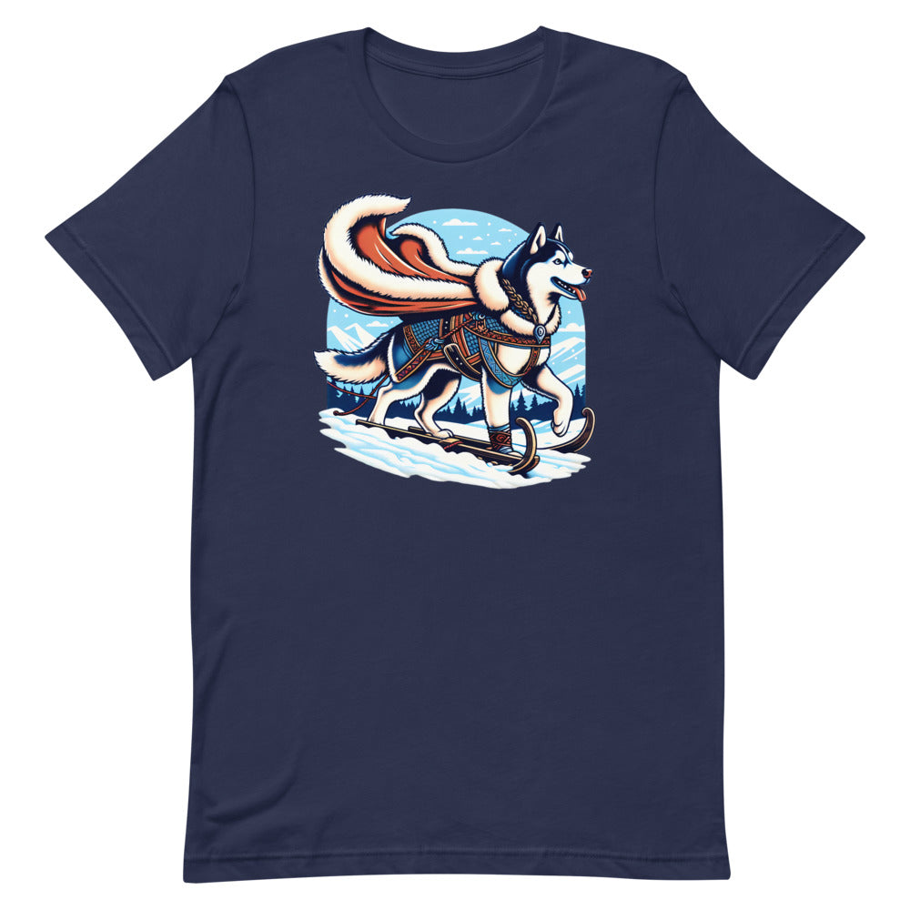 Who's Mushing Who? – Unisex Tee in Navy